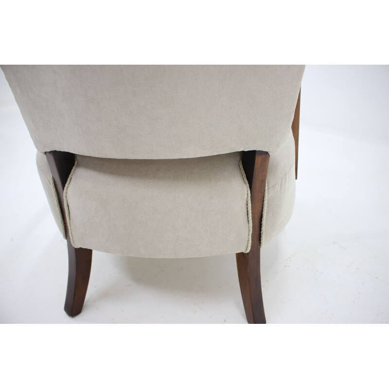 Set of 2 vintage armchair by Jindrich Halabala, 1950s