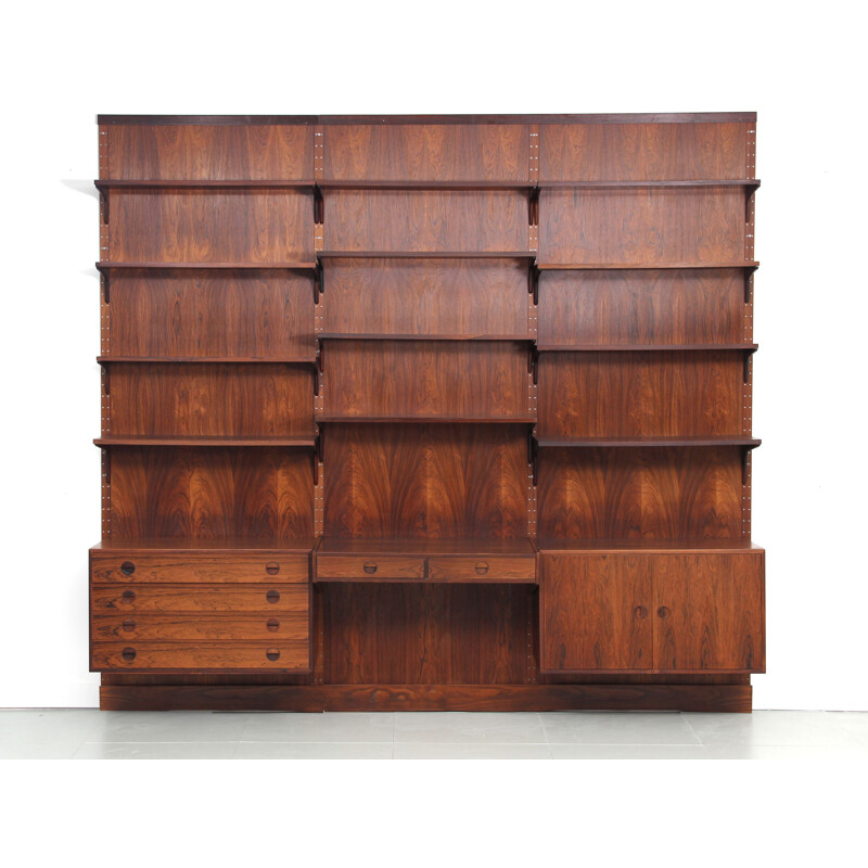 Vintage rosewood wall system, 1970s