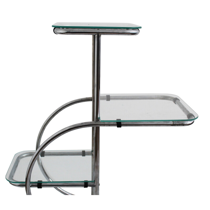 Vintage bauhaus tubular shelves, 1930s