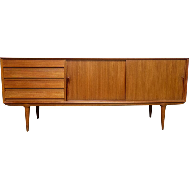 Vintage modèle 18 teak sideboard by Gunni Omann for Omann Jun, 1960s