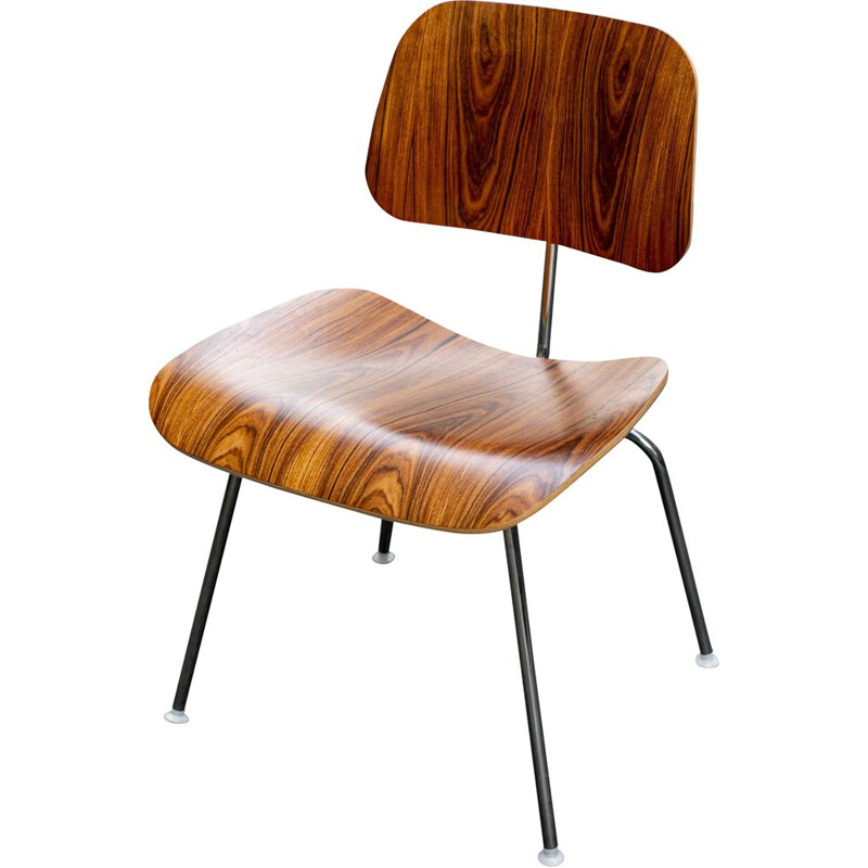 Vintage Eames DCM chair in rosewood by Herman Miller
