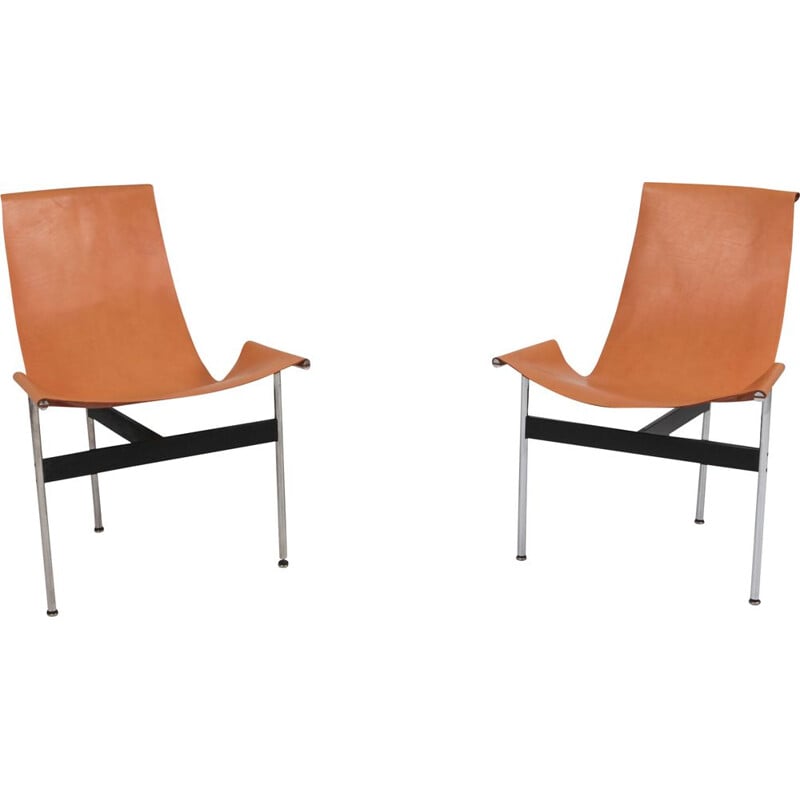 paire de chaises vintage - acier