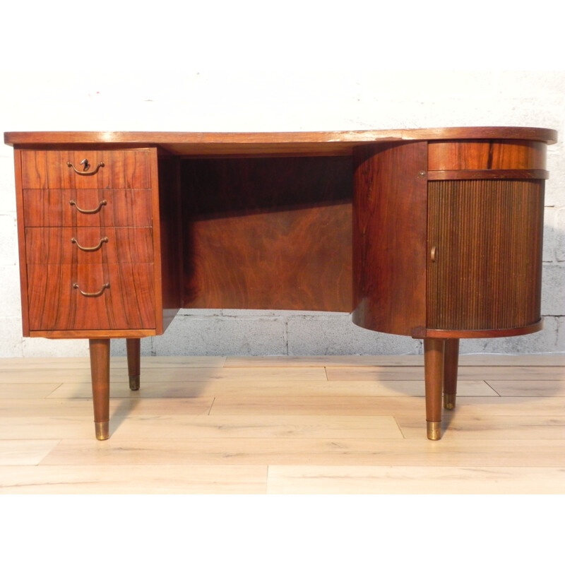 Vintage 54 desk in rosewood, Kai KRISTIANSEN - 1950s