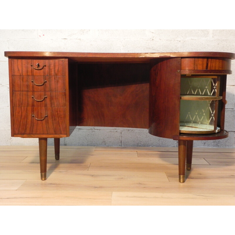 Vintage 54 desk in rosewood, Kai KRISTIANSEN - 1950s