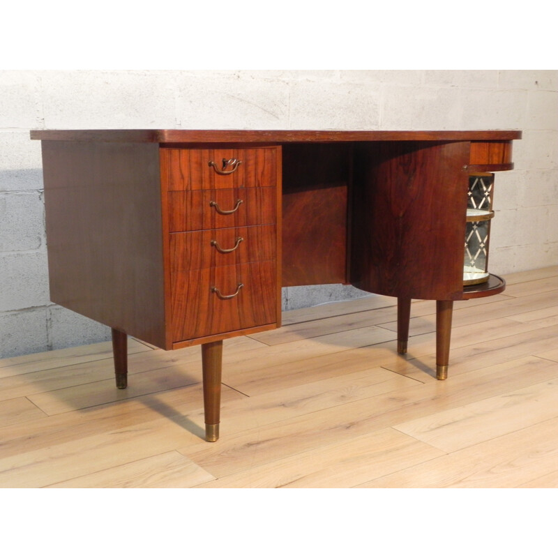 Vintage 54 desk in rosewood, Kai KRISTIANSEN - 1950s