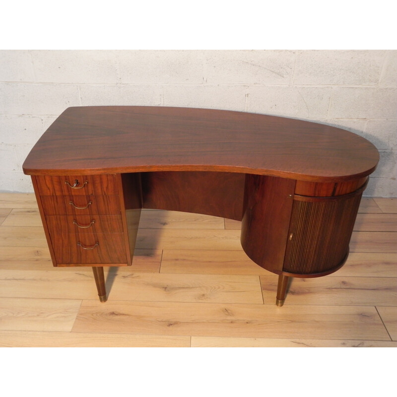 Vintage 54 desk in rosewood, Kai KRISTIANSEN - 1950s