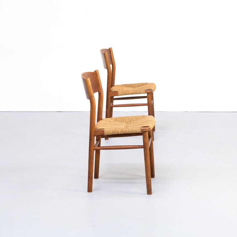 Set of 2 vintage Børge Mogensen chairs for Søborg Møbler, 1950s