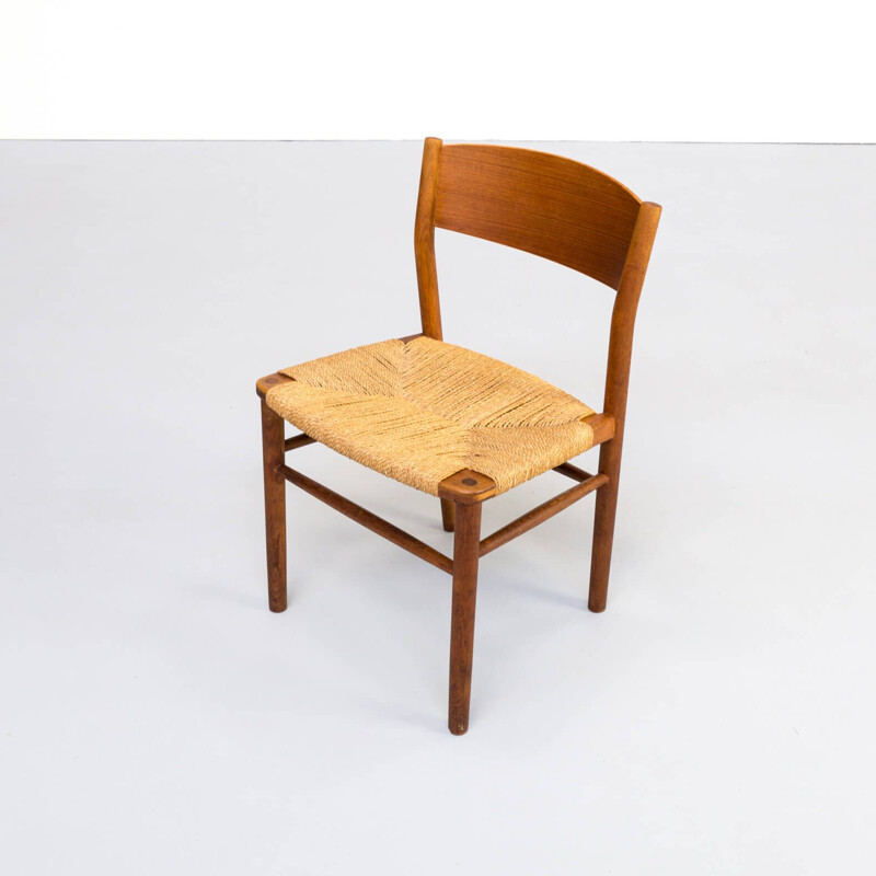 Set of 2 vintage Børge Mogensen chairs for Søborg Møbler, 1950s