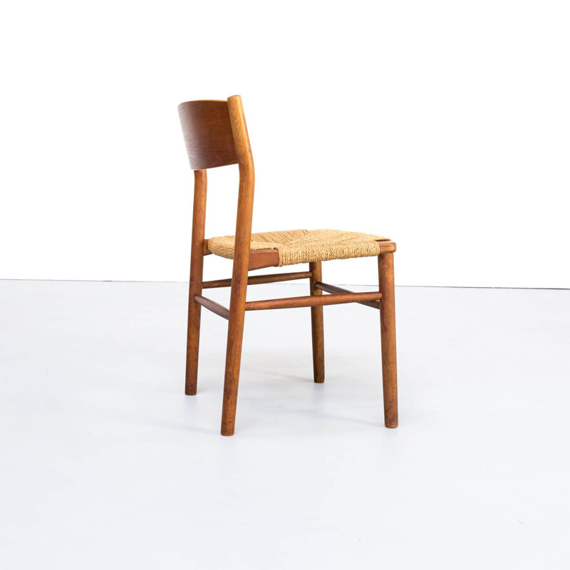 Set of 2 vintage Børge Mogensen chairs for Søborg Møbler, 1950s