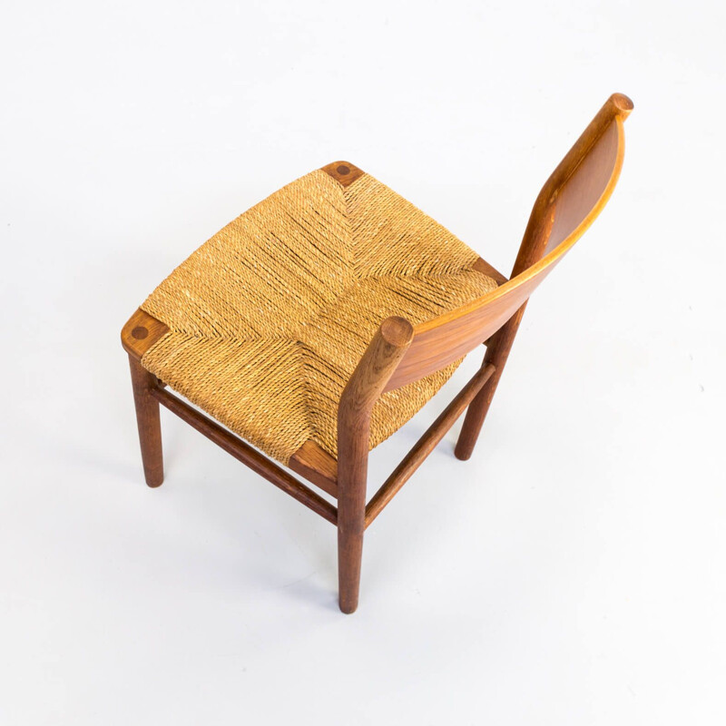 Conjunto de 2 cadeiras vintage Børge Mogensen para Søborg Møbler, 1950