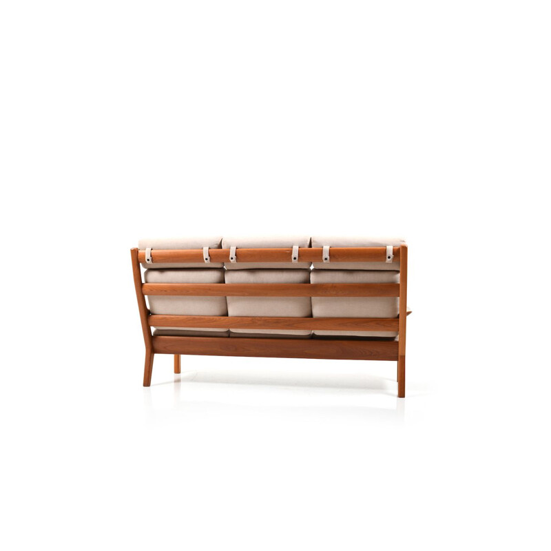 Danish Highback 3-Seater Sofa by Jens-Juul Christensen