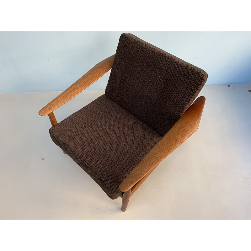 Fauteuil Vintage par Arne Vodder pour la France et son modèle FD 164