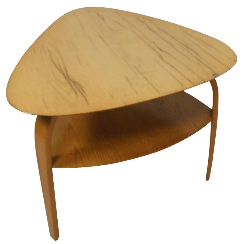 Table basse "bow wood", STEINER - années 60