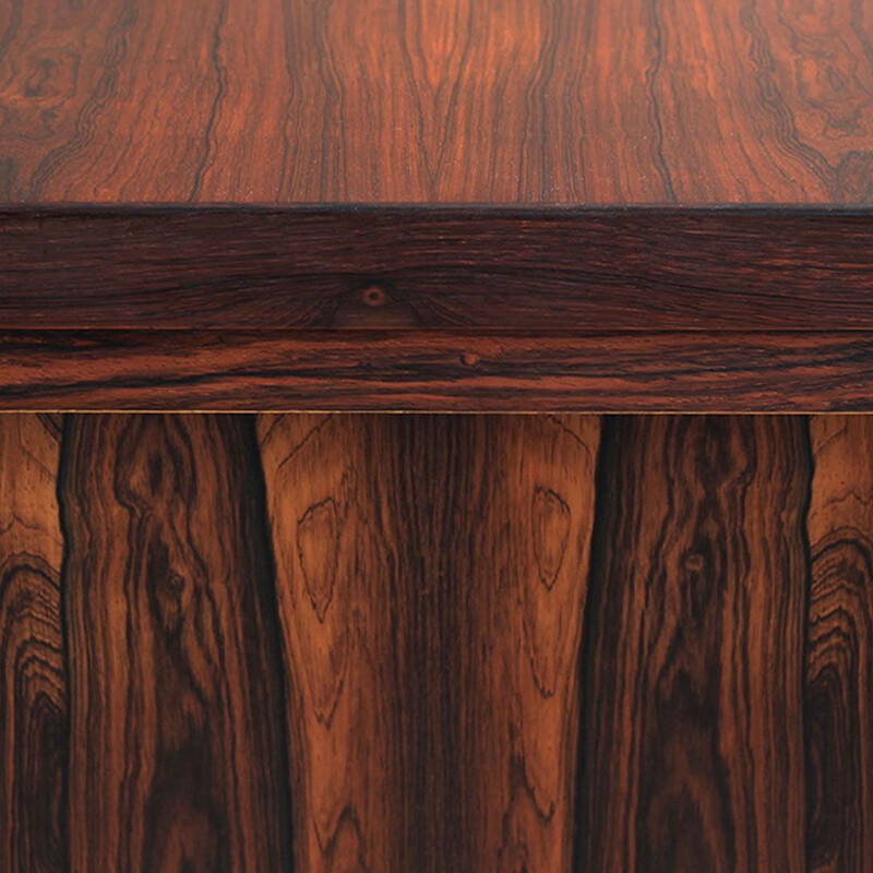 Vintage Rosewood Executive Desk by Kai Kristiansen, Model 70, 1950s