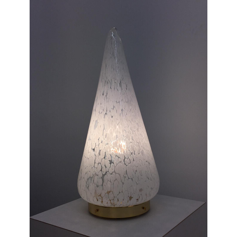 Cirano" vintage tafellamp in Murano glas van Angelo Brotto, 1970