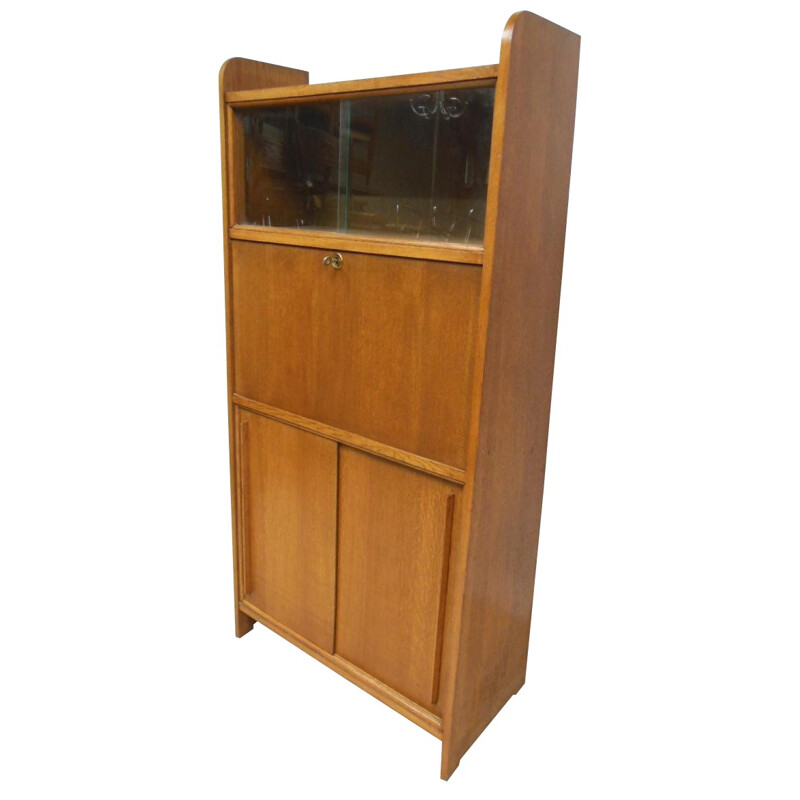 Oak secretaire - 1950s 