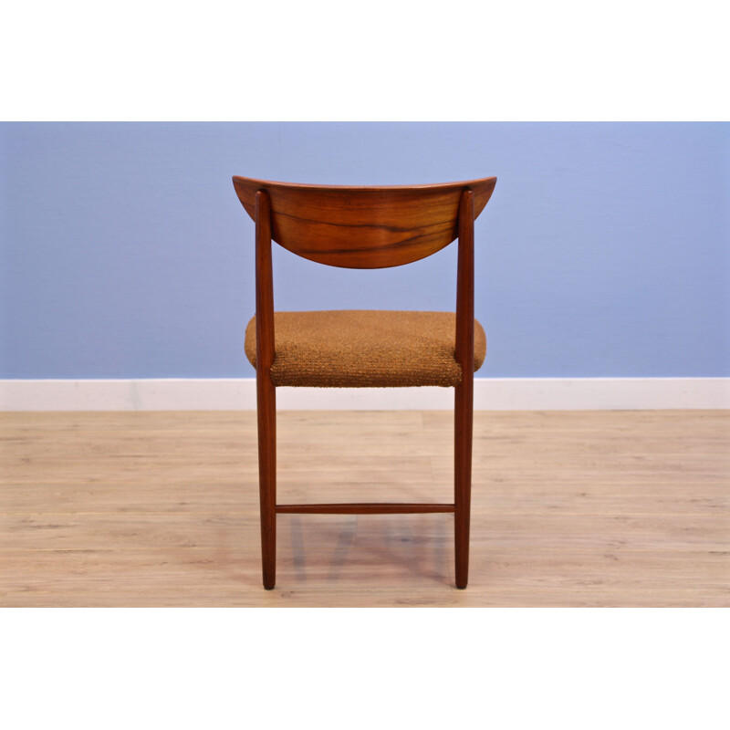 Vintage dining chair in teak by Peter Hvidt & Orla Mølgaard Nielsen for Søborg Møbelfabrik, Denmark, 1960s