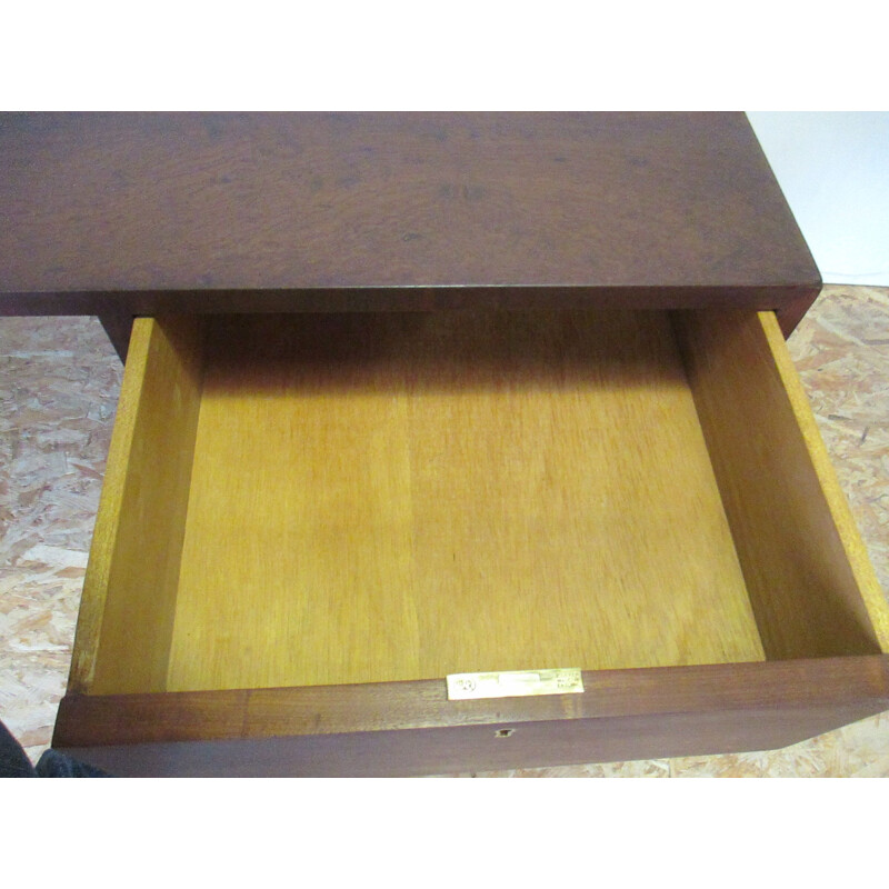 Vintage solid teak desk, 1967s
