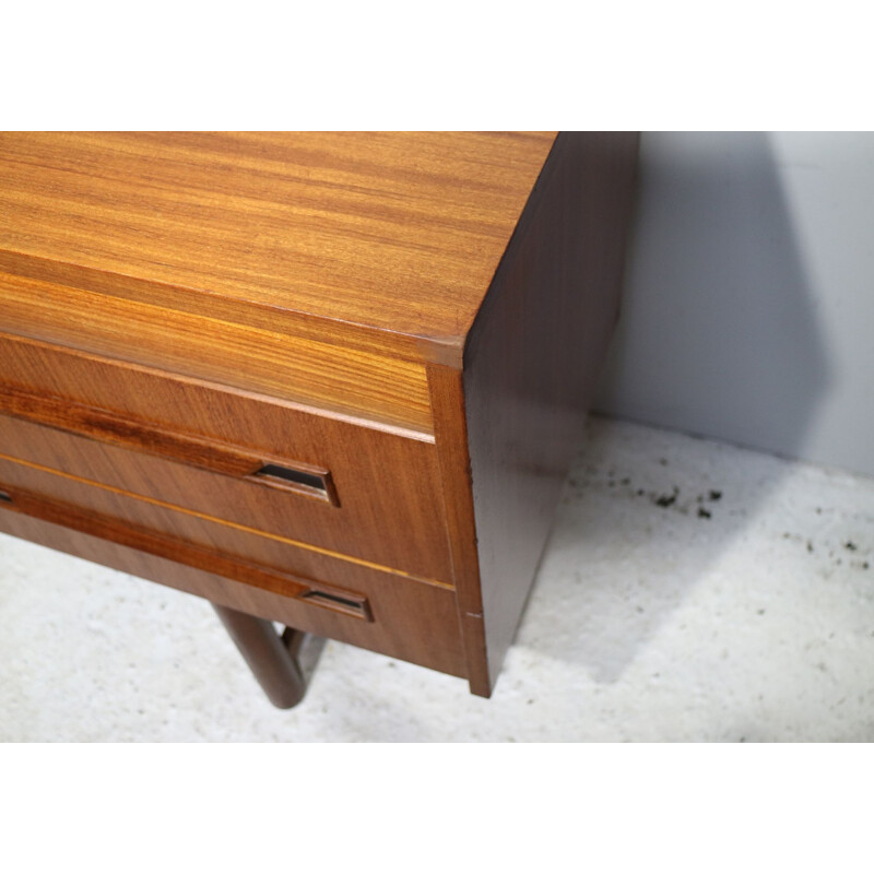 Vintage teak desk by Elliots of Newbury, 1960s