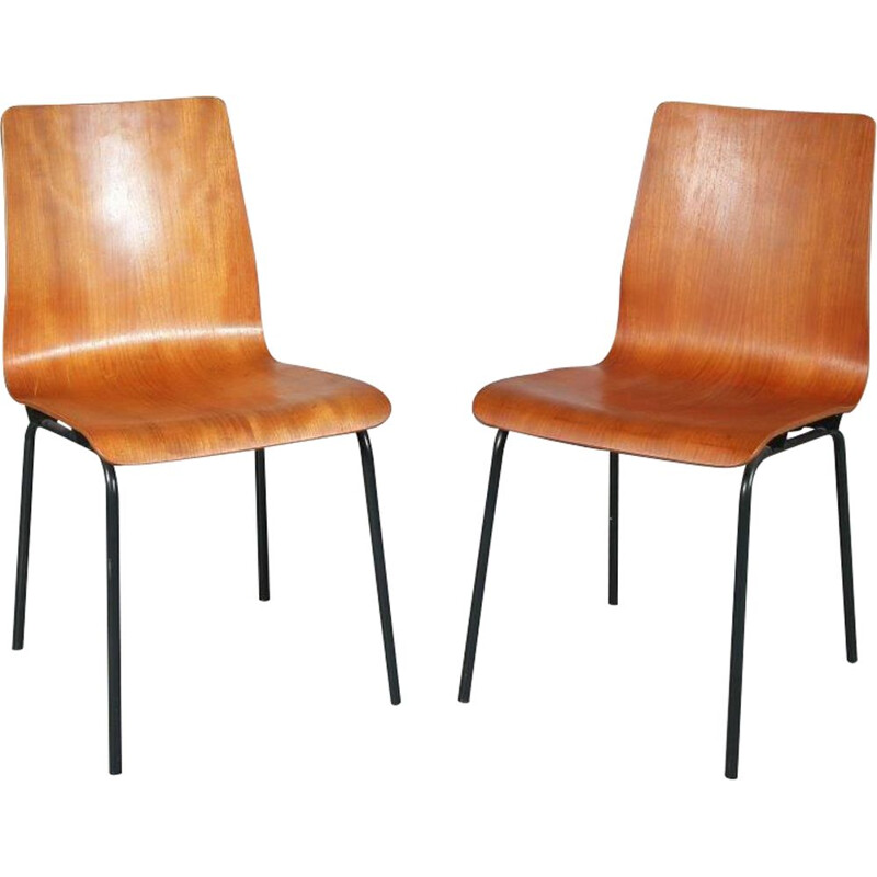 Vintage Euroika chairs, Friso KRAMER, 1950s