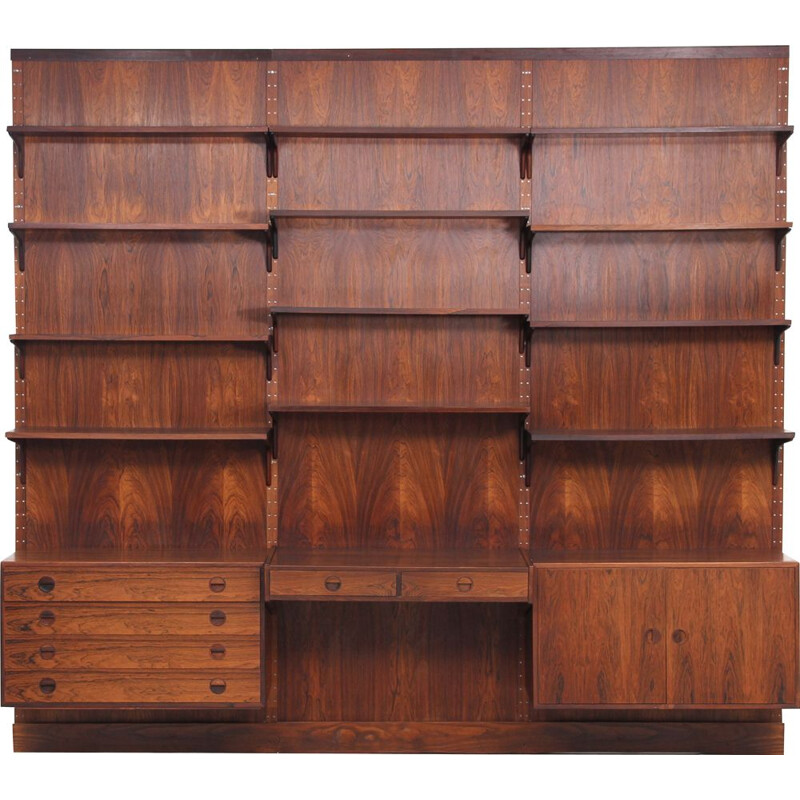 Vintage rosewood wall system, 1970s