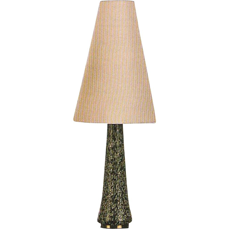 Lampe de table vintage hermes en verre de Murano par Angelo Brotto, 1970
