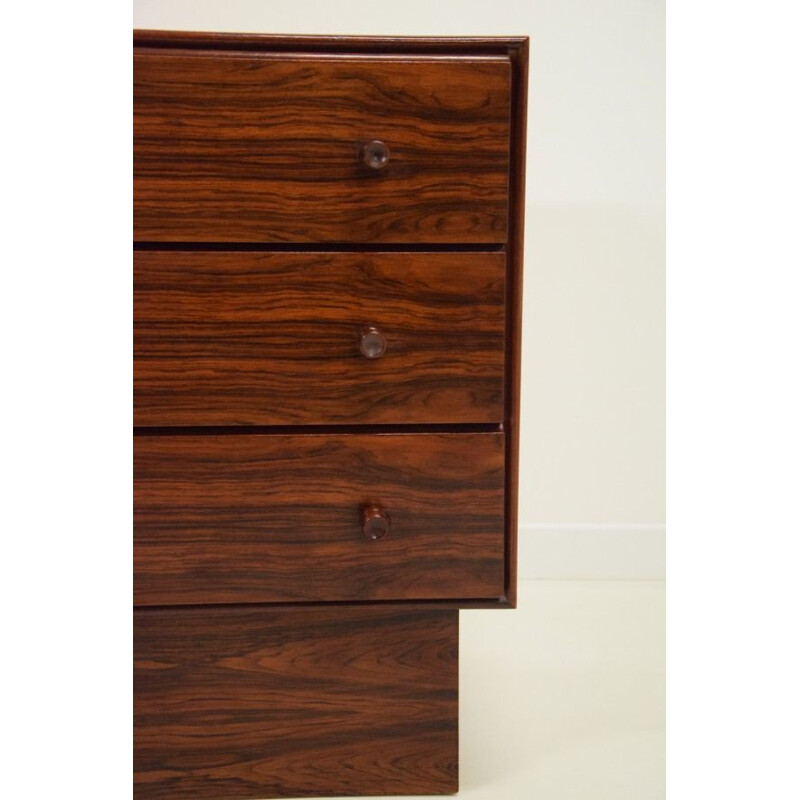 Vintage rosewood chest of drawers, 1970s