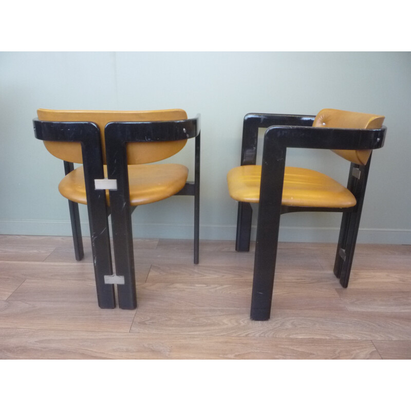 Set of 2 Pamplona chairs by Augusto Savini - 1950s