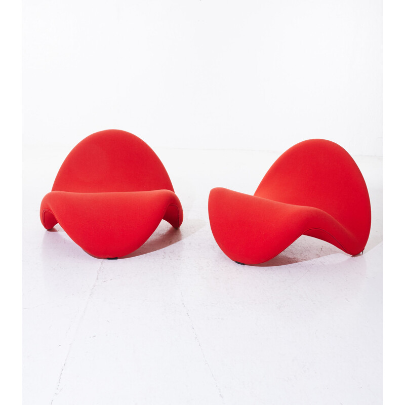 Pair of vintage "Tongue" heaters by Pierre Paulin for Artifort, 1960