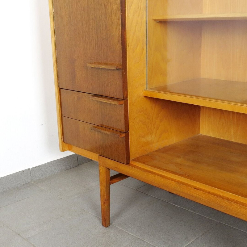 Vintage bookcase by František Mezulanik, 1960s