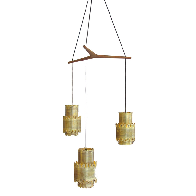Brass hanging lamp, Svend Aage HOLM SORENSEN - 1960s