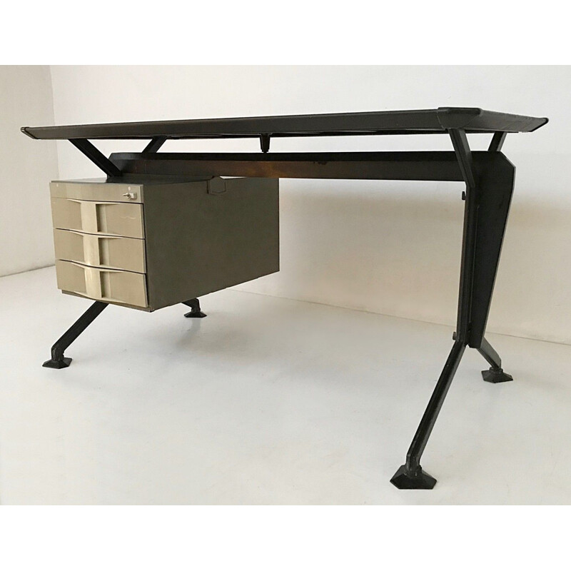 Vintage Arco desk by Studio BBPR for Olivetti, 1960s