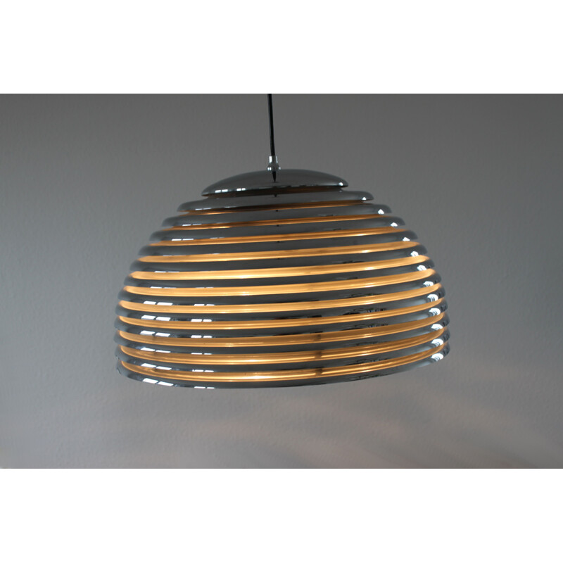 Vintage Saturno pendant lamp by Kazuo Motozawa for Staff, 1972