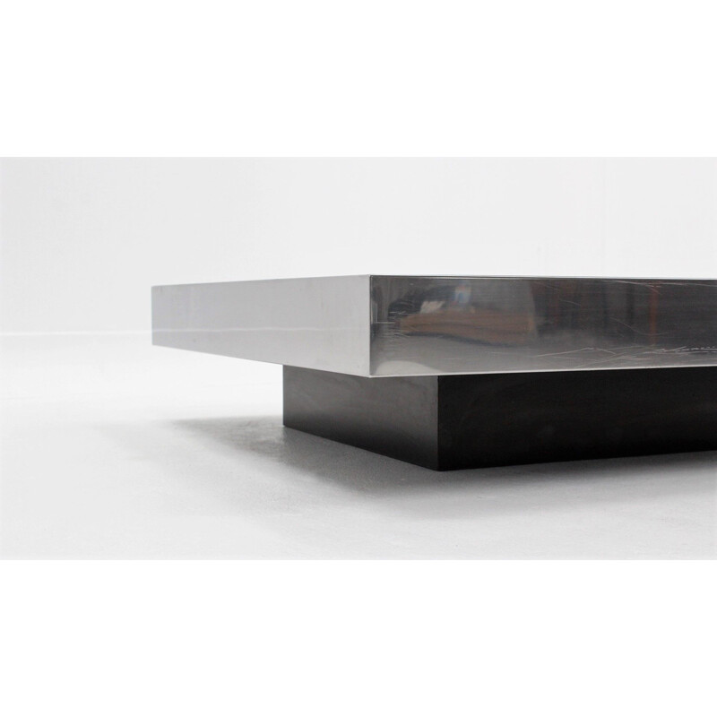 Large glass coffee table for NY FORM, 1960s
