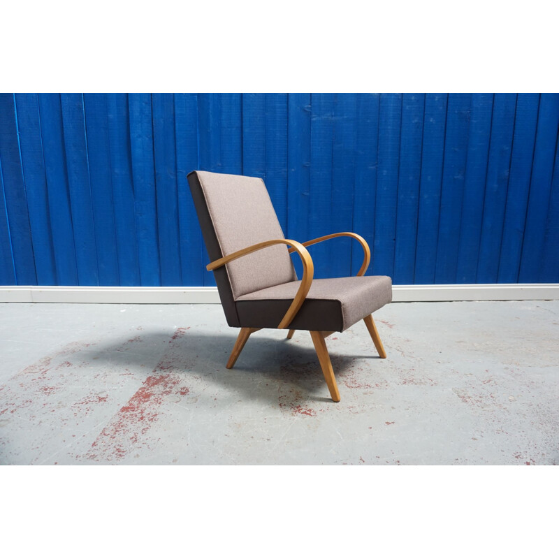 Bentwood vintage armchair from TON, 1960s