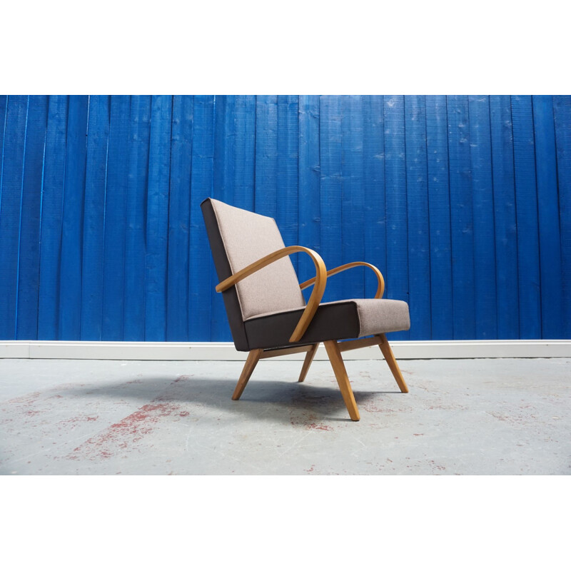 Bentwood vintage armchair from TON, 1960s