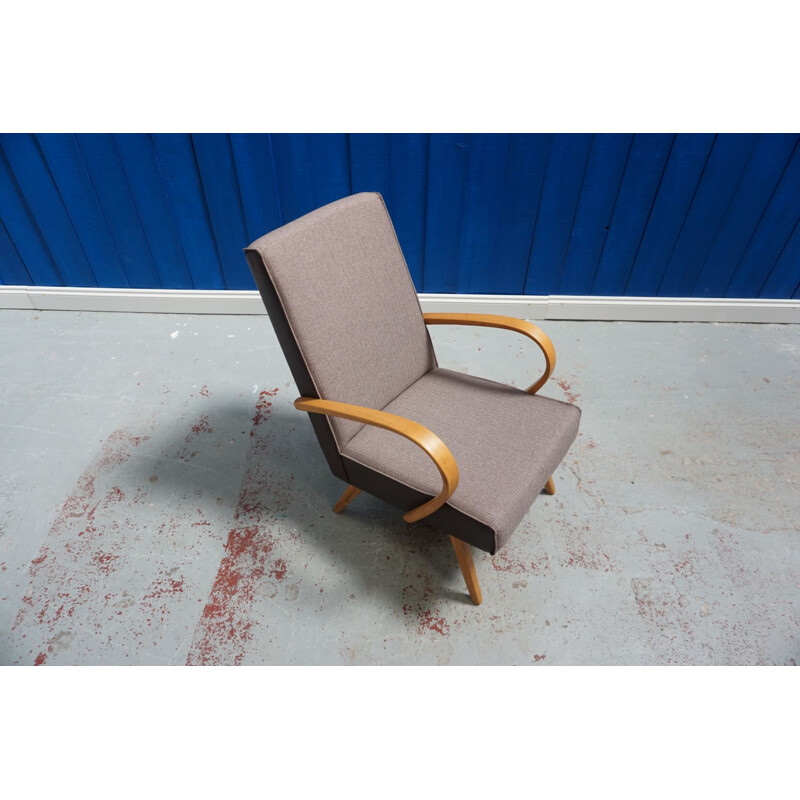 Bentwood vintage armchair from TON, 1960s