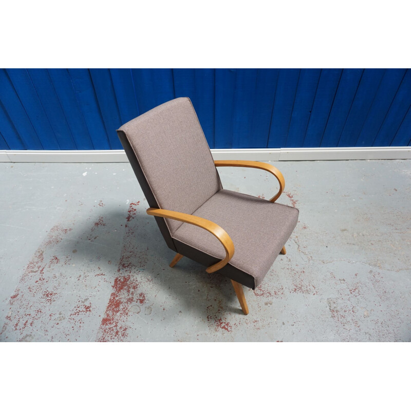 Bentwood vintage armchair from TON, 1960s