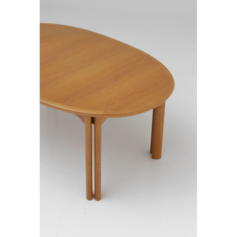Extendable vintage dining table by Van Den Berghe Pauvers, 1970s