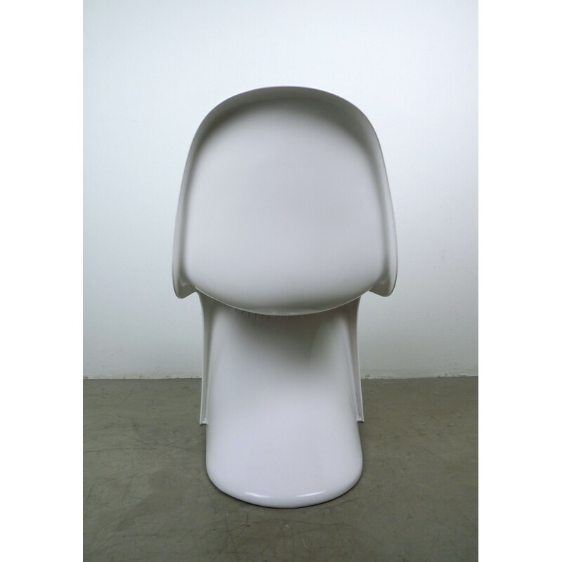 Vintage Set of 2 White Panton Chairs by Verner Panton for Vitra, 1970s