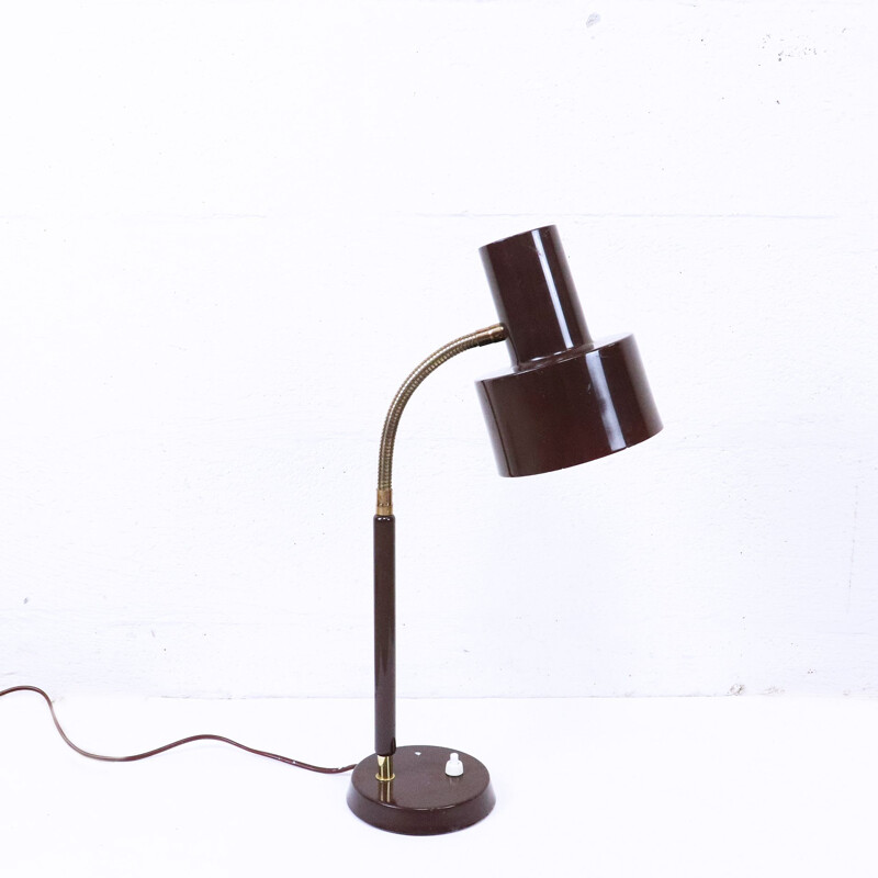 Lampe de table vintage en métal, 1960