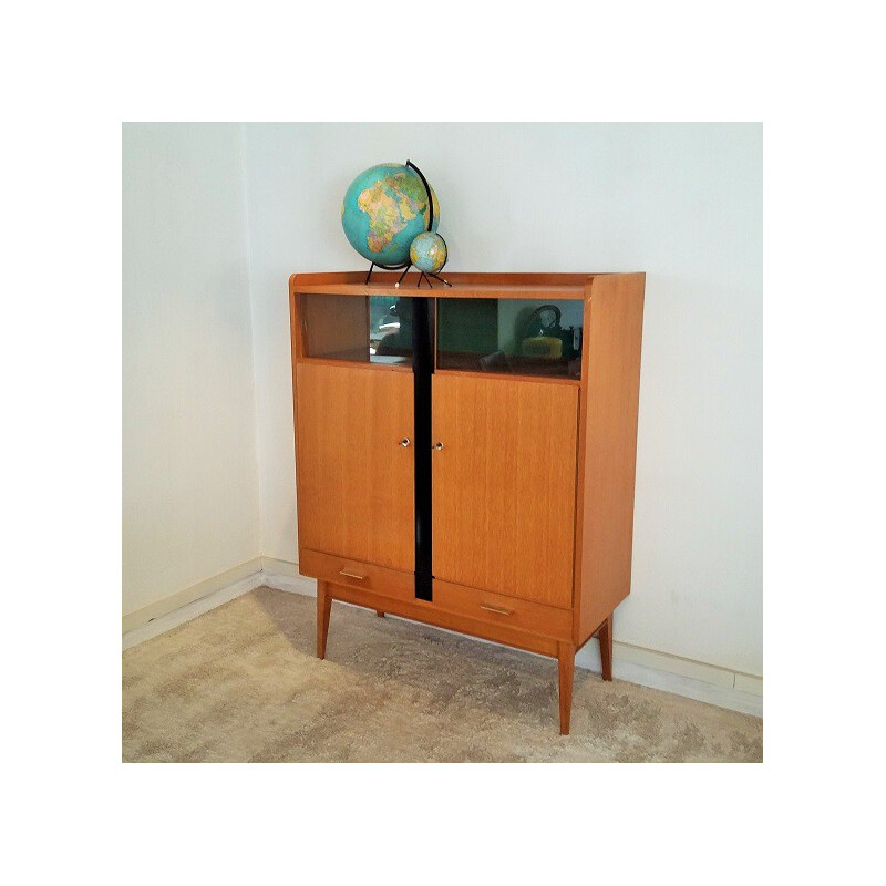 Vintage sideboard in plated oakwood, Maurice PRE - 1950s