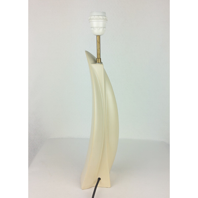 Vintage "Concorde" lamp in white ceramic, 1960