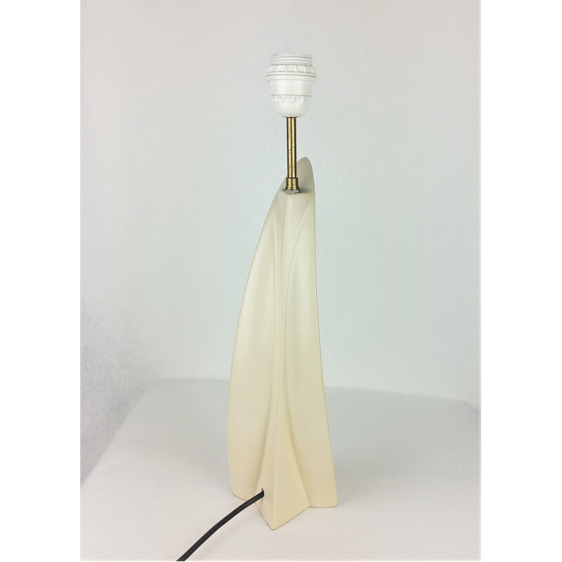 Lampe vintage "Concorde" en céramique blanche, 1960