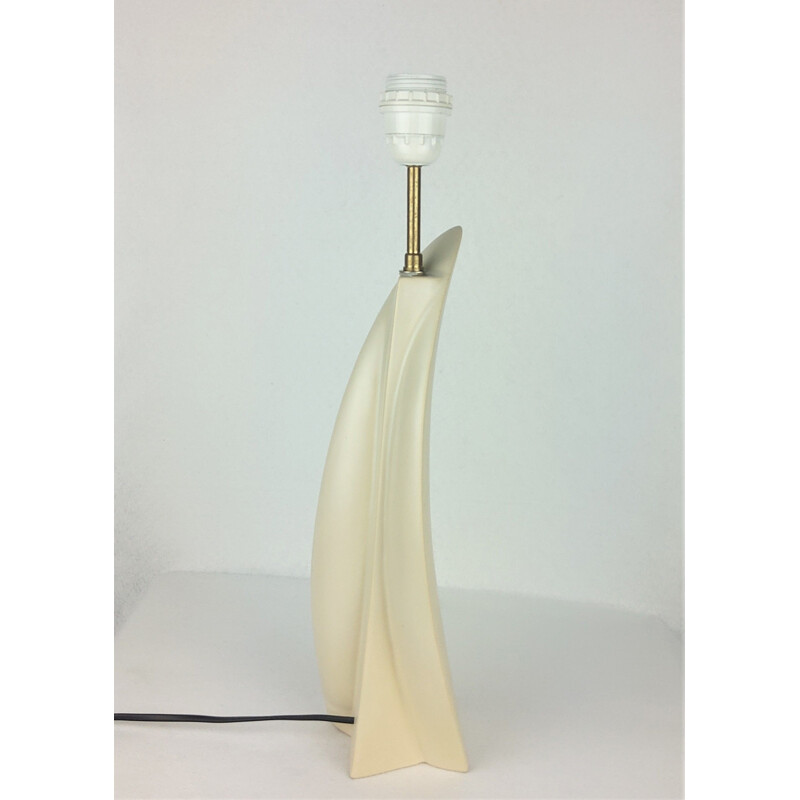 Lampe vintage "Concorde" en céramique blanche, 1960