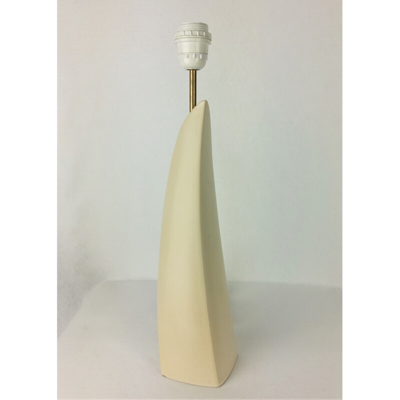 Lampe vintage "Concorde" en céramique blanche, 1960