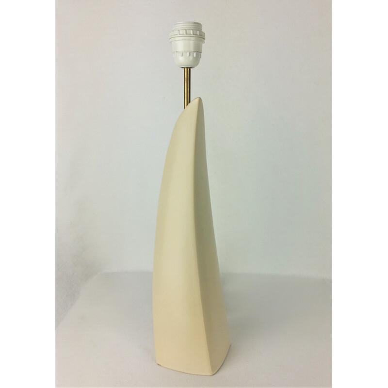 Vintage-Lampe "Concorde" aus weißer Keramik, 1960