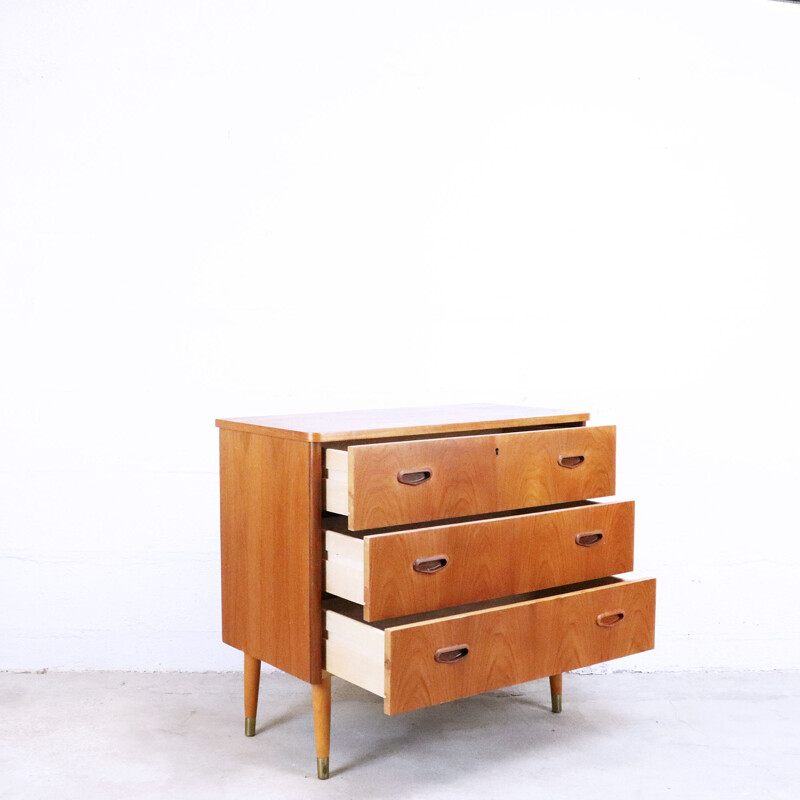 Scandinavian vintage teak chest of drawers, 1960s