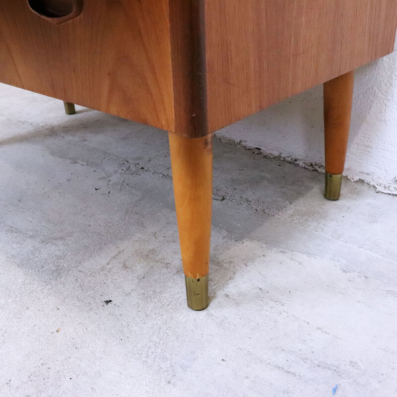 Scandinavian vintage teak chest of drawers, 1960s