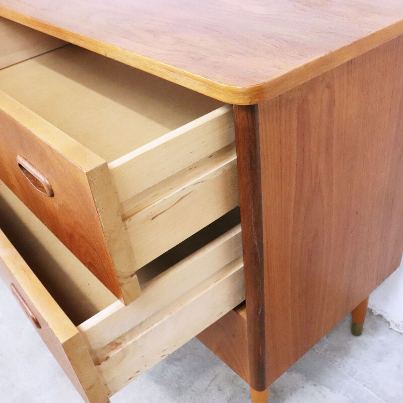 Scandinavian vintage teak chest of drawers, 1960s